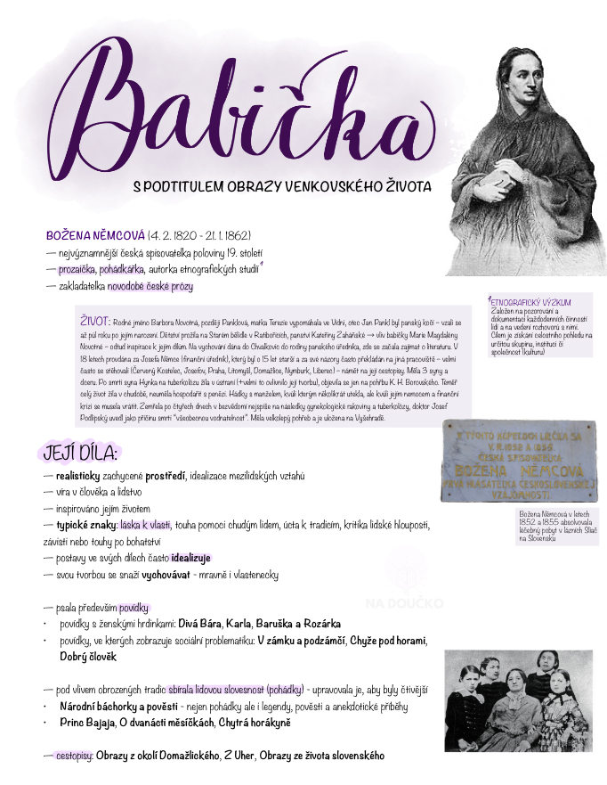 Babička - Božena Němcová